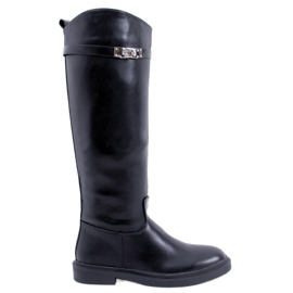 PA1 Larson Black women's riding boots