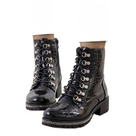 BM Black patent leather Alegre boots BM Black patent leather Alegre boots