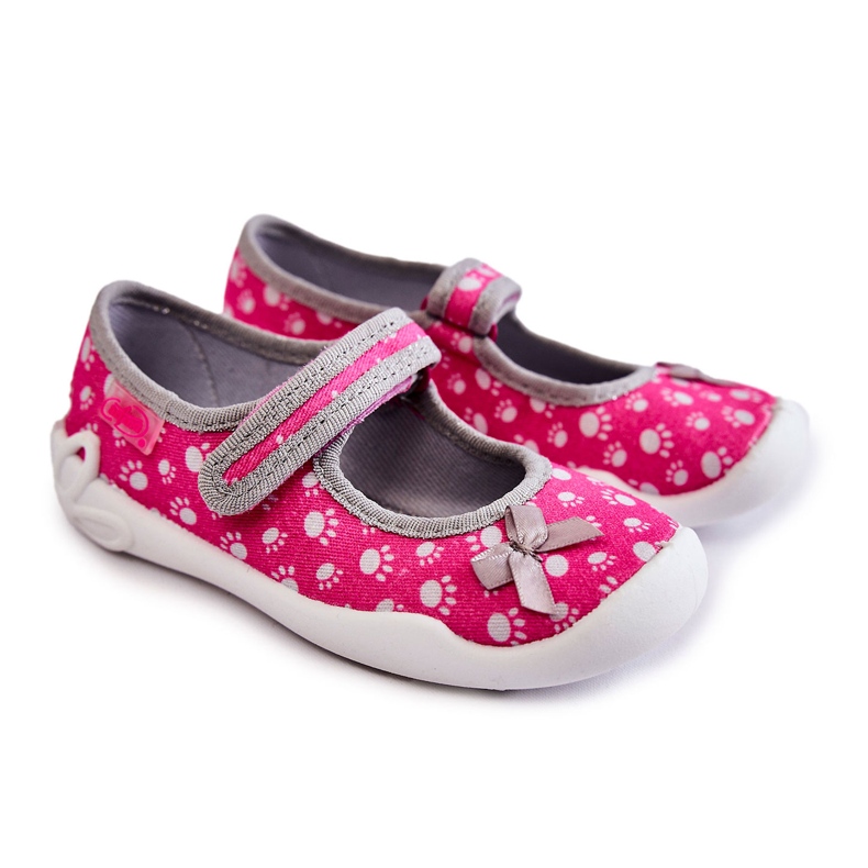 BEFADO S.A. Children's Ballerina Slippers Befado With A Bow 114X477 Pink