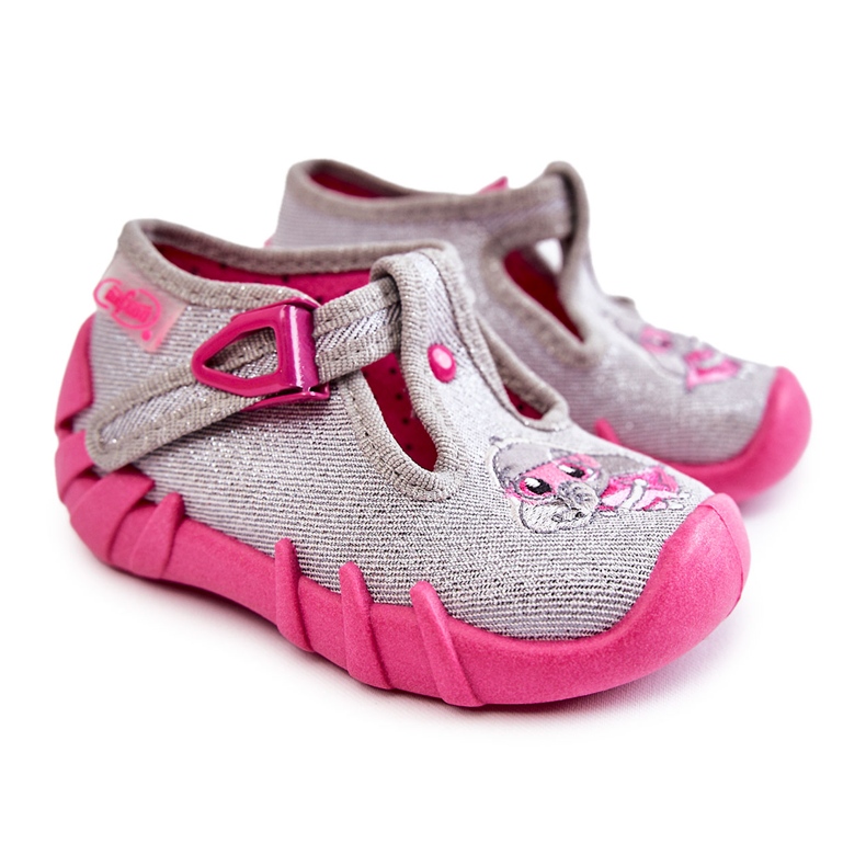 BEFADO S.A. Slippers Befado Slippers 110N454 Gray-Pink