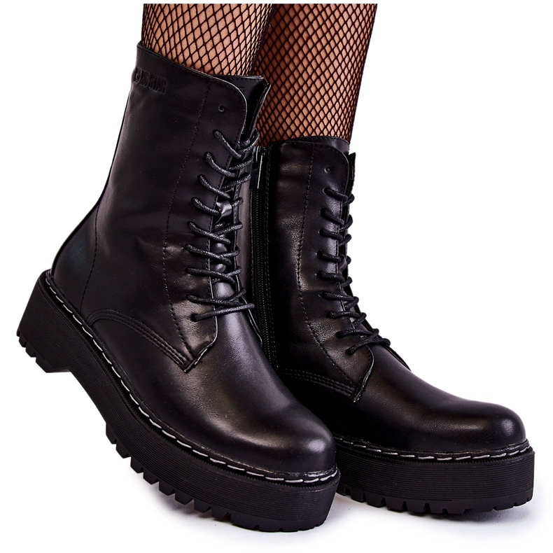 Leather Warm Boots Boots Big Star II274109 Black Leather Warm Boots Boots Big Star II274109 Black