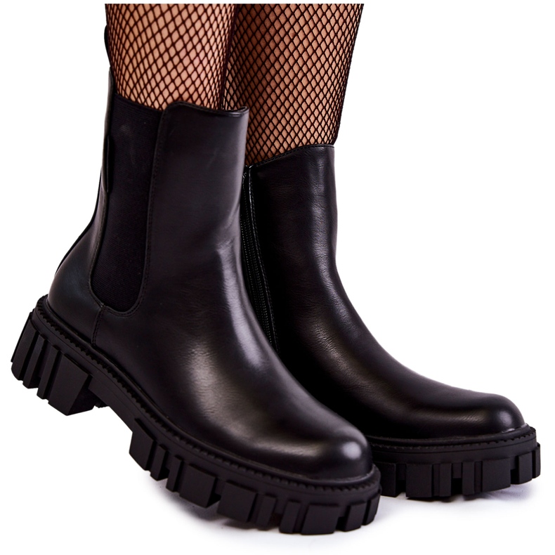 Boots Workery Cross Jeans KK2R4069C Black