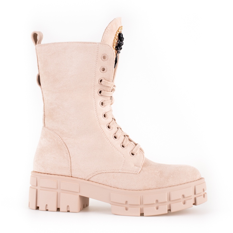 Women's suede bags with Shelovet beige decoration Women's suede bags with Shelovet beige decoration