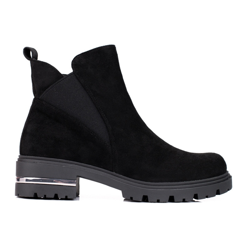 W. Potocki Black Chelsea boots for women Potocki