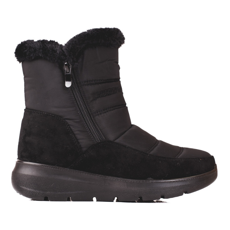 Women's Shelovet boots insulated with fur black