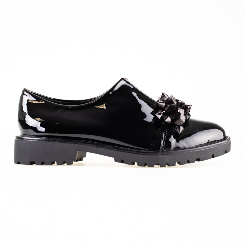 Women's lacquered shoes on the Shelovet platform black Women's lacquered shoes on the Shelovet platform black