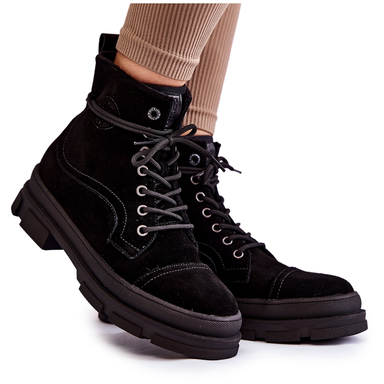 Suede Warm Boots Big Star KK274525 Black Suede Warm Boots Big Star KK274525 Black