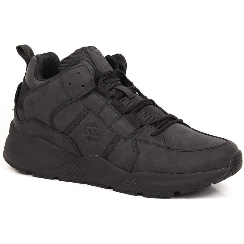 Men's black insulated sports shoes Big Star KK174247