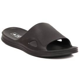 Men's black foam slippers NEWS