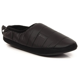 Black Big Star KK274604 insulated elastic slippers