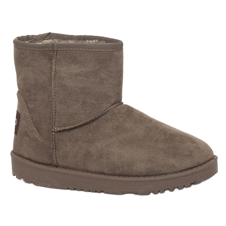 Women's Eskimo boots, suede insulated NEWS brown
