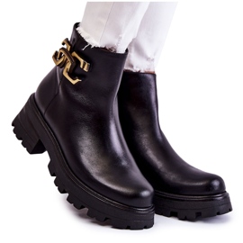 Warm Boots Workers With Decoration Laura Messi 2500 Black Warm Boots Workers With Decoration Laura Messi 2500 Black