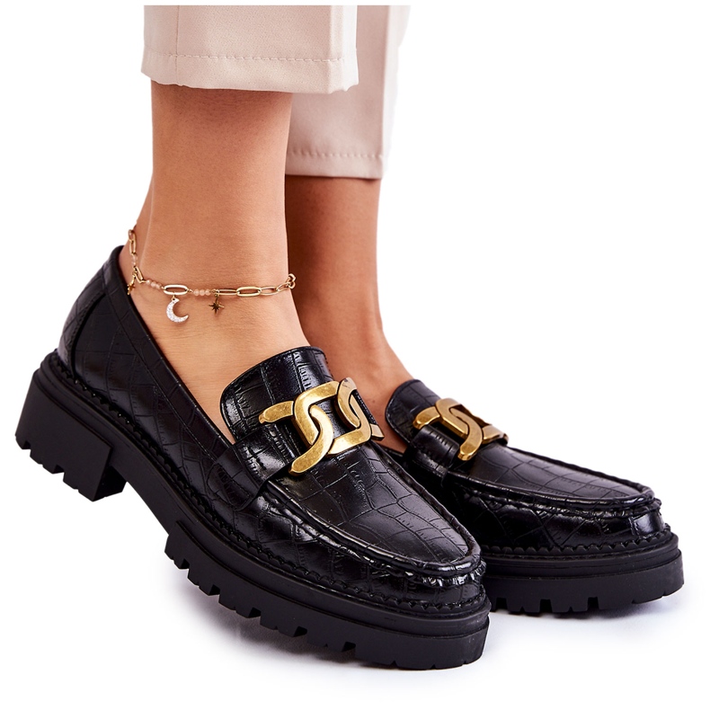 Women's Leather Shoes La.Fi 210031B-XC Black Women's Leather Shoes La.Fi 210031B-XC Black