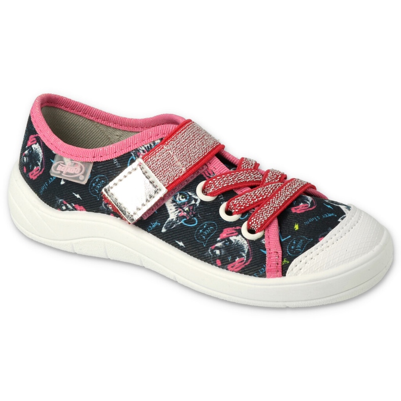 Befado children's slippers 351y003 black/pink in applications