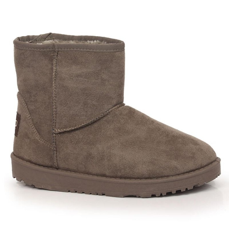 Insulated suede snow boots NEWS W EVE186B brown Insulated suede snow boots NEWS W EVE186B brown