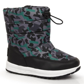 Big Star INT1792 Insulated Zip Snow Boots black