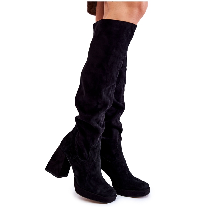 PA2 Women's Black Kessler Suede Boots PA2 Women's Black Kessler Suede Boots