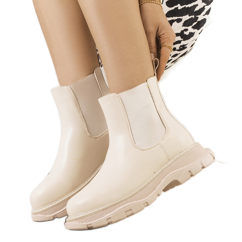 PA1 Pilar beige women's boots PA1 Pilar beige women's boots