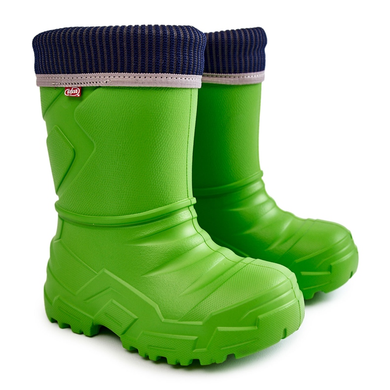 BEFADO S.A. Children's Warmed Rain Boots Befado 162X303 Green BEFADO S.A. Children's Warmed Rain Boots Befado 162X303 Green