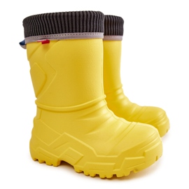 BEFADO S.A. Children's Warmed Rain Boots Befado 162X302 Yellow