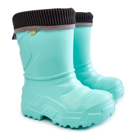BEFADO S.A. Children's Warmed Rain Boots Befado 162X305 Mint green BEFADO S.A. Children's Warmed Rain Boots Befado 162X305 Mint green