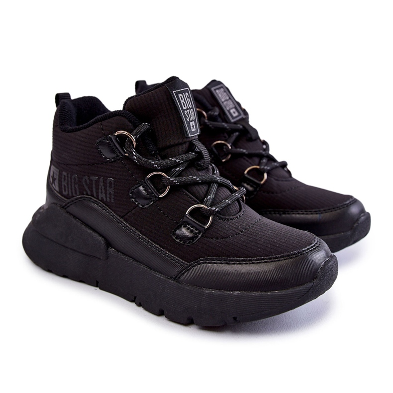 Children's Boots Memory Foam Big Star KK374119 Black