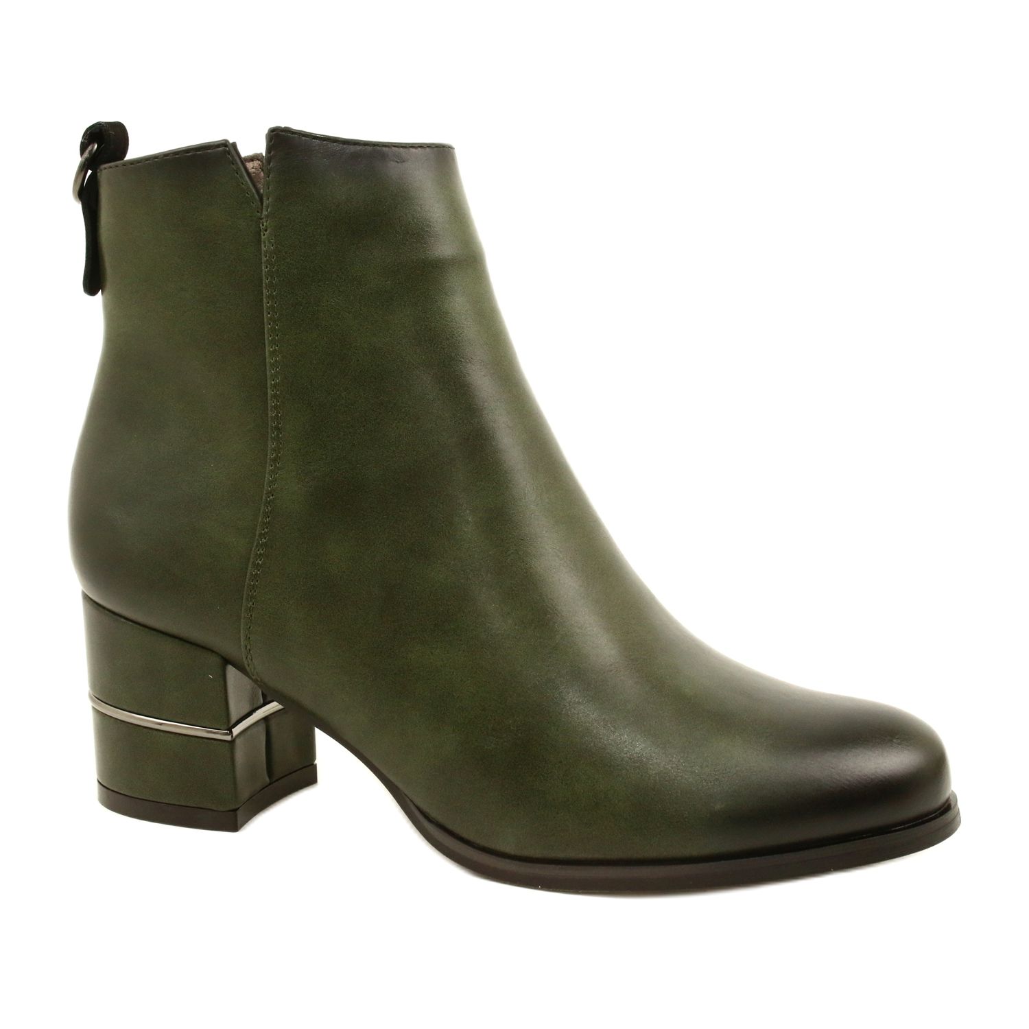 Olive green short boots discount