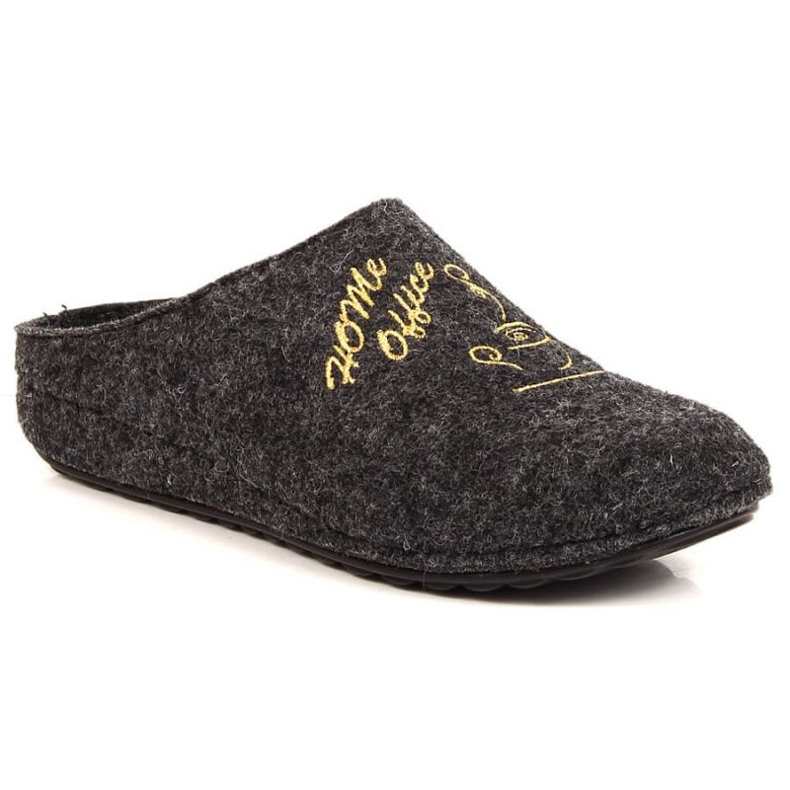 Filippo Comfort felt slippers Panto Fino W INT1768 grey