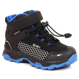 American Club Jr.AM904A waterproof Velcro snow boots black