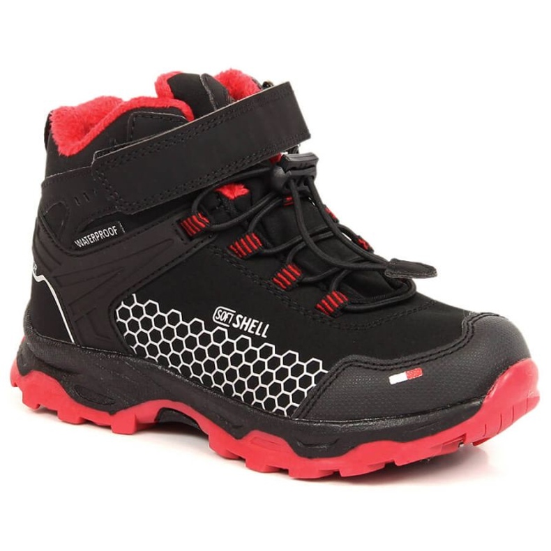 American Club Jr.AM904B waterproof Velcro snow boots black
