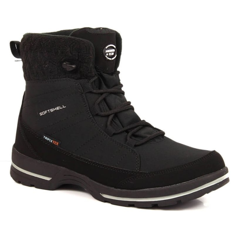 Waterproof American Club W AM905 insulated trekking shoes black