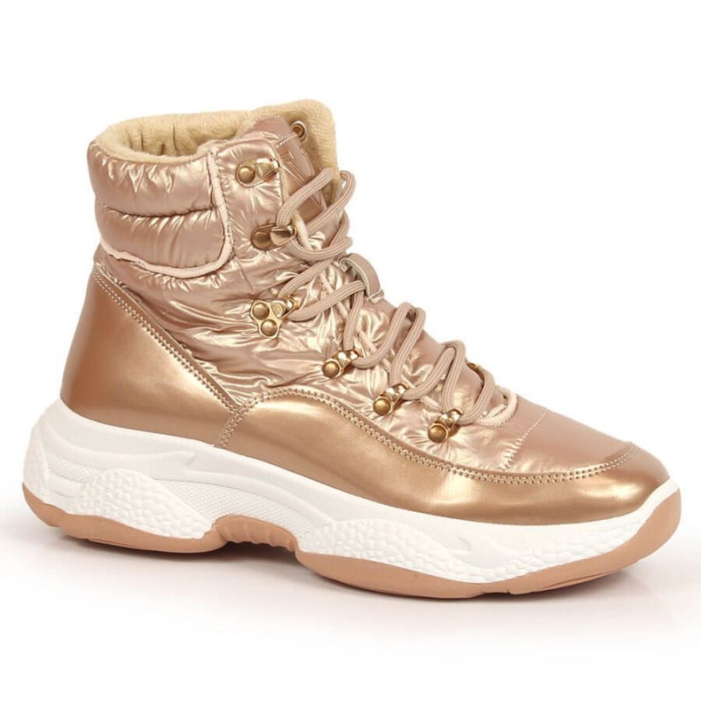 High insulated sports shoes Vinceza W JAN163B golden