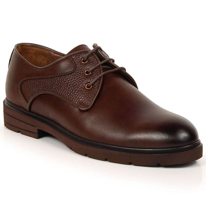 King Camp Leather lace-up shoes Kingle M SCA173B brown