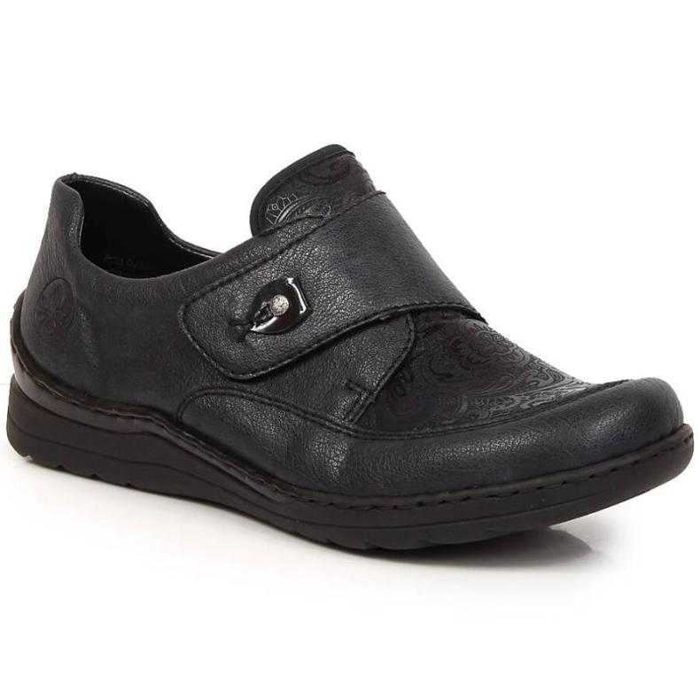 Velcro shoes Rieker W RKR549 navy blue