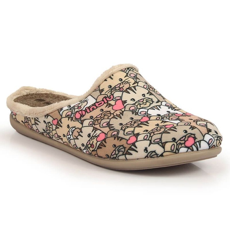 Slippers with removable Inblu W ARC18 insert multicolored