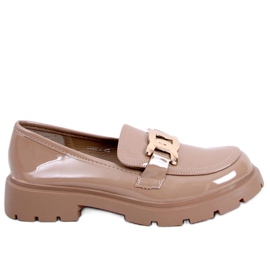 PA1 Sophie Khaki women's loafers beige brown PA1 Sophie Khaki women's loafers beige brown