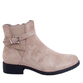 PA1 Women's Tourel Khaki Suede boots beige