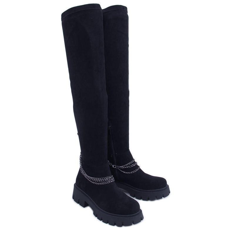 PA1 Women's Furry Black boots