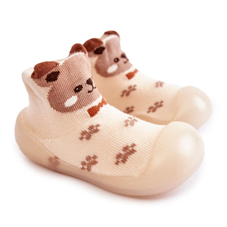 BEFADO S.A. Children's slippers Niechodki Befado 002P037 Beige brown