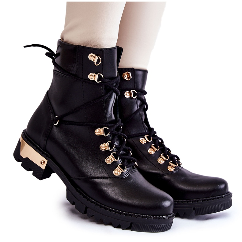 Workery Lewski Shoes 3243 Black boots