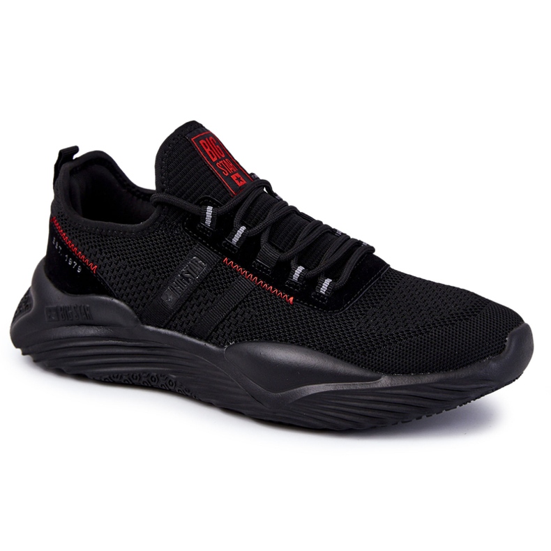 Men's sports shoes Memory Foam Big Star KK174255 Black