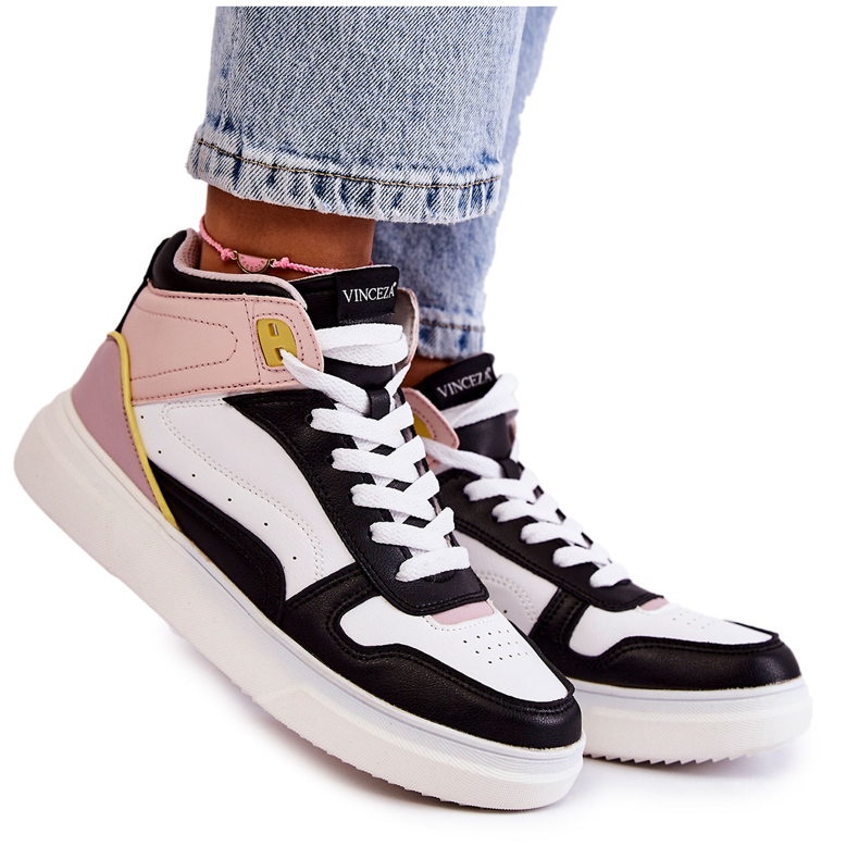Vinceza Women's High Sport Shoes Multicolor Silje multicolored