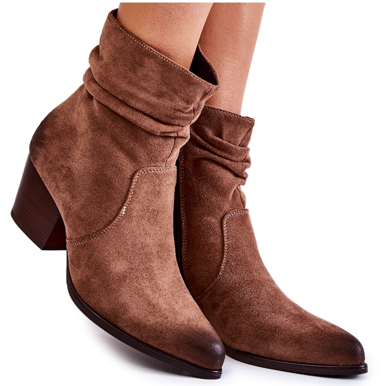Vinceza Women's Suede Warm Boots Beige Wenche brown Vinceza Women's Suede Warm Boots Beige Wenche brown