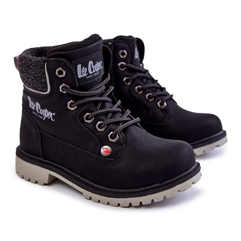 Children's Black Boots Lee Cooper LCJ-22-01-1491