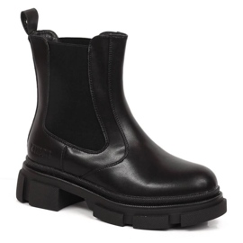Chelsea boots on the platform insulated Big Star W INT1787 black