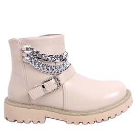 BM Boots with chain Marvin Beige