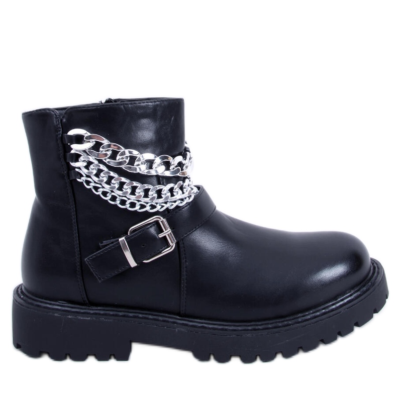 BM Marvin Black ankle boots with chain BM Marvin Black ankle boots with chain