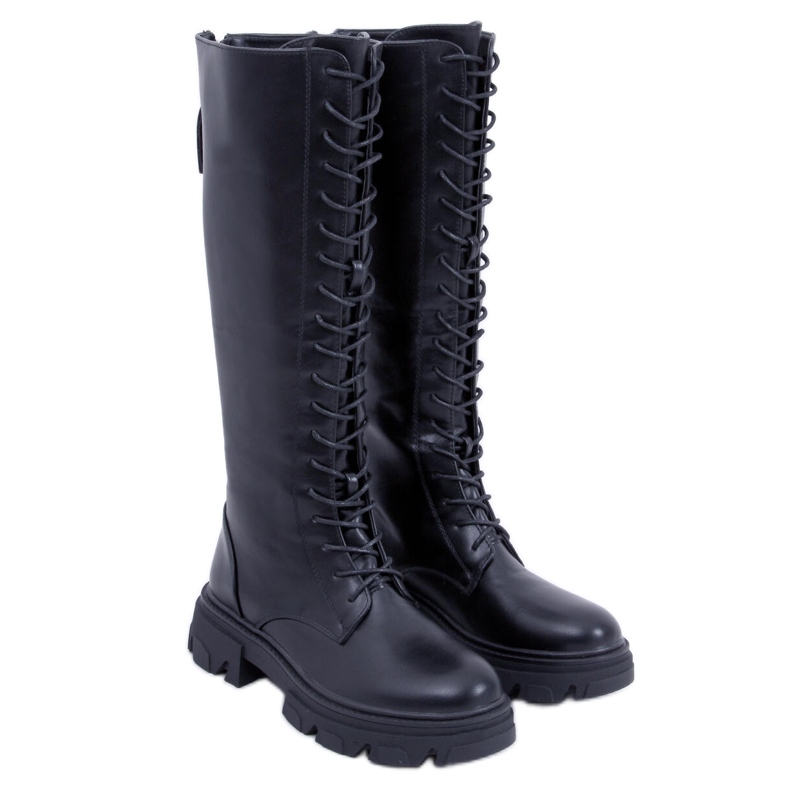 BM Hanson Black women's riding boots