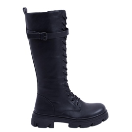 BM Shears Black women's riding boots