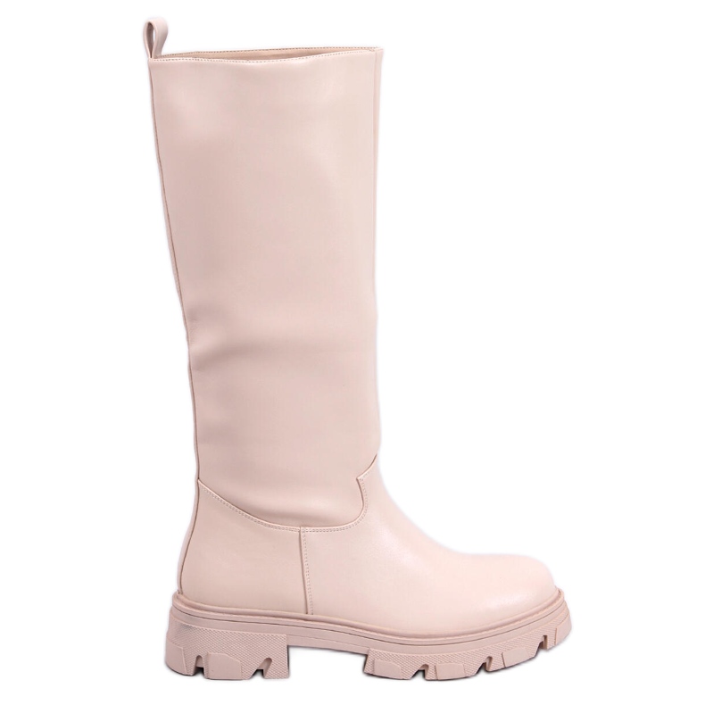 BM Women's Powell Beige riding boots